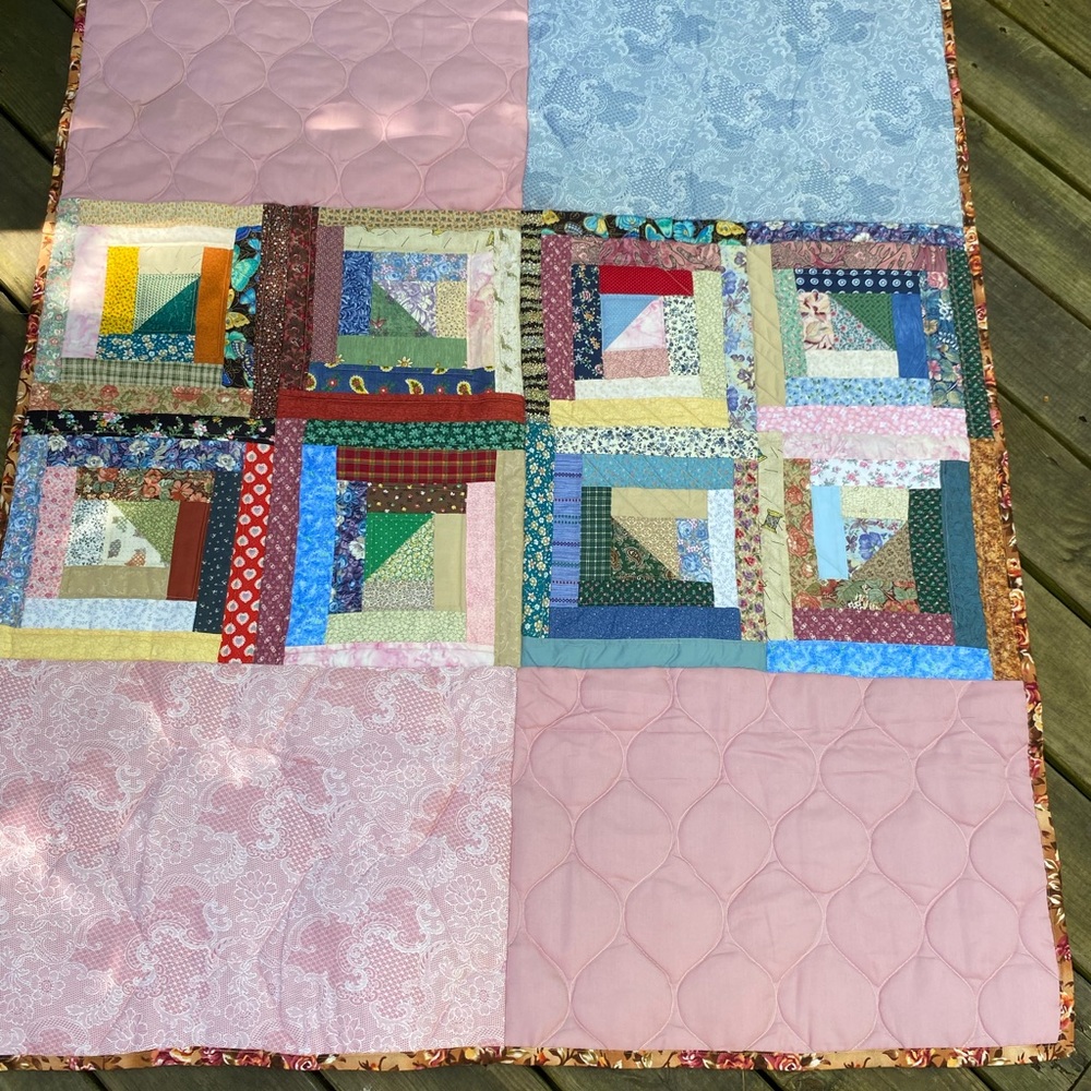 Unused Homemade lap or small quilt 43x51